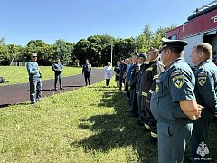 Пожарные МЧС продемонстрировали профессионализм на соревнованиях