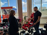 Сотрудники Шиханского дома-интерната посетили выставку средств технической реабилитации