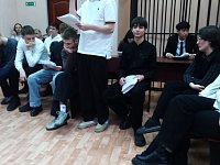 Ученики 10А класса посетили судебный участок в Шиханах