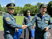 Пожарные МЧС продемонстрировали профессионализм на соревнованиях