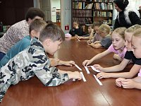 Ребята из летнего лагеря «Солнышко» отправились в увлекательное путешествие в мир сказок Пушкина