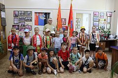 В Шиханском отделении «Боевое братство» прошла экскурсия для лагеря «Солнышко»