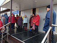 Передвижной мобильный комплекс обеспечивает доступность  качественной медицинской помощи жителям отдаленных сел в Петровском районе