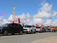 Автопробег в Шиханах посвятили Дню Победы