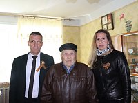 Слова поздравлений прозвучали в адрес ветерана Великой Отечественной войны