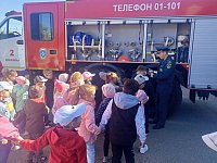 В детском саду отметили  День пожарной охраны