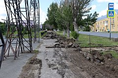 В рамках региональной программы начался ремонт тротуаров
