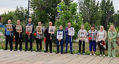  Памятный митинг прошёл на площади у шиханского Дворца культуры "Корунд"