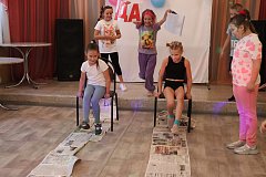 Бумажная детская дискотека прошла в Шиханах