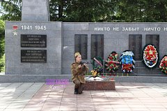 В Шиханах прошел митинг ко Дню памяти и скорби