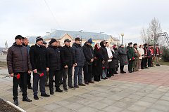 Митинг «Гордимся славою героев» прошел в городе
