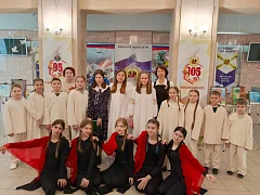 Ученики шиханской школы искусств приняли участие в спектакле ко Дню Победы