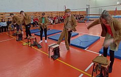 Будущие защитники приняли участие в военизированной эстафете "Игры отважных"
