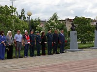 Митинг-реквием прошел на площади у Вечного огня в День памяти и скорби