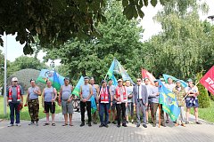 В парке "Я-патриот" прошел торжественный митинг, посвященный Дню воздушно-десантных войск