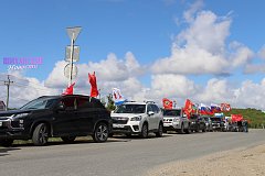 Автопробег в Шиханах посвятили Дню Победы