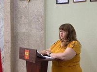 Начальник отдела социальной поддержке отчиталась на ПДС