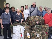 В зону СВО отправлена очередная партия маскировочных сетей и гуманитарной помощи 