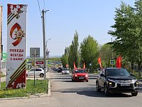 Праздничные мероприятия ко Дню Победы начались с автопробега