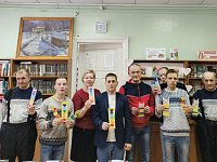 В  библиотеке ДК "Корунд" состоялось мероприятие "Подари книгу-подари мир"